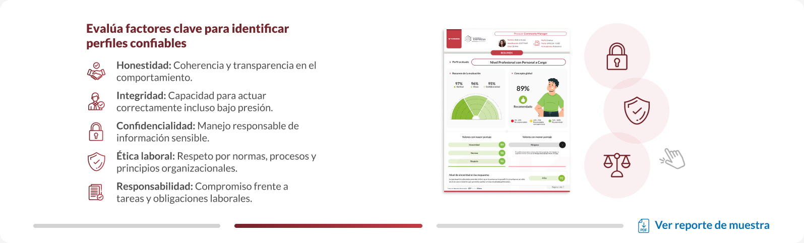 Ethikos: factores clave para identificar perfiles confiables