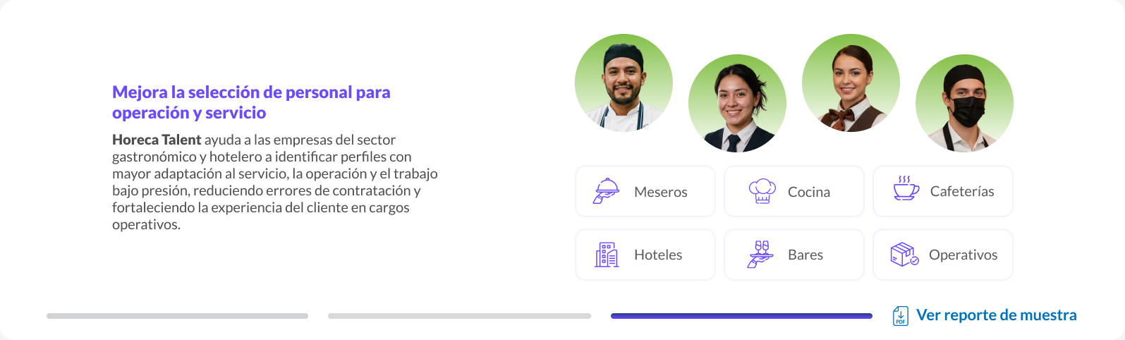 Horeca Talent: resultados para operación