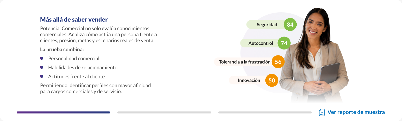 Potencial Comercial: actitud y habilidades comerciales