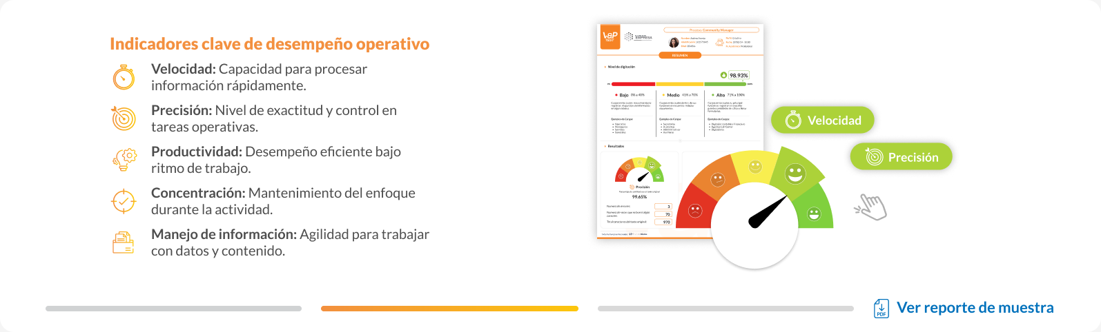 V&P Test: motivadores y estilo de trabajo
